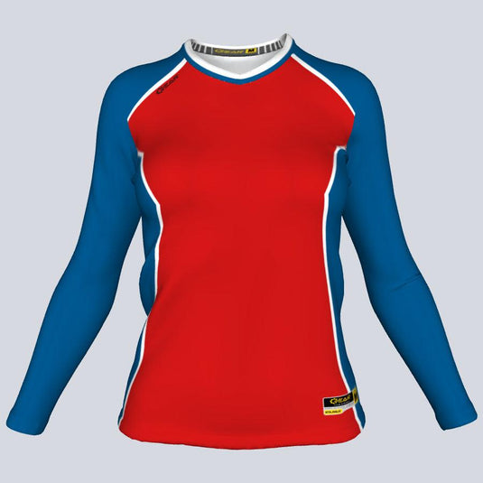 Ladies Saga Fitted Long Sleeve Front
