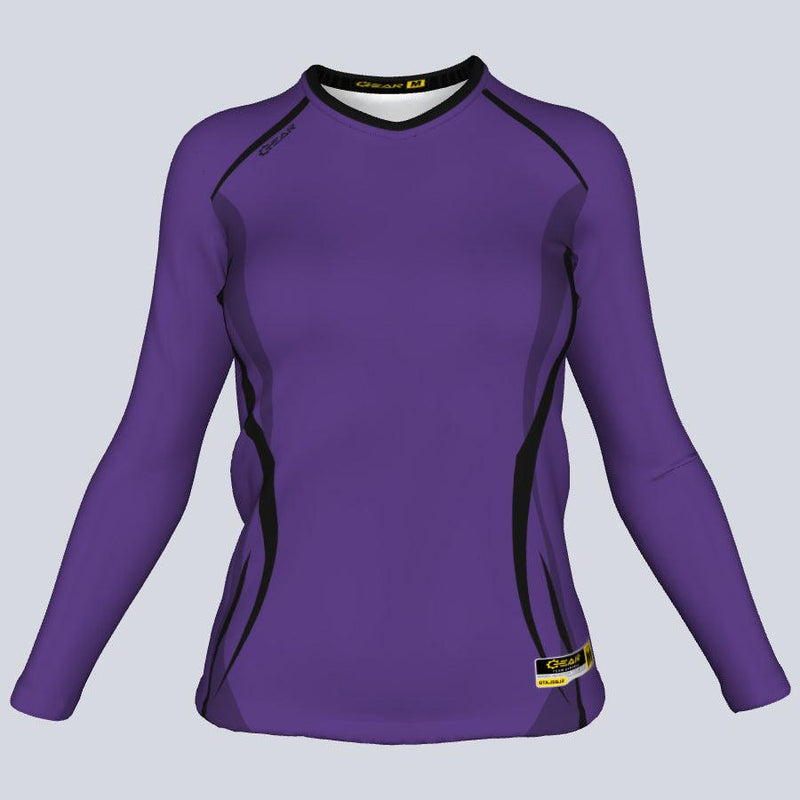 Load image into Gallery viewer, Ladies Scream Fitted Long Sleeve Front
