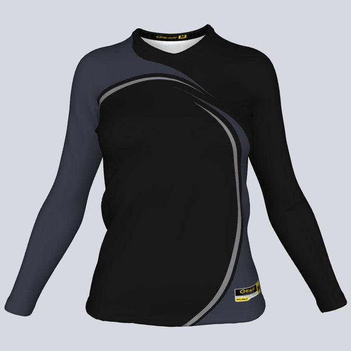 Ladies Sol Fitted Long Sleeve Front