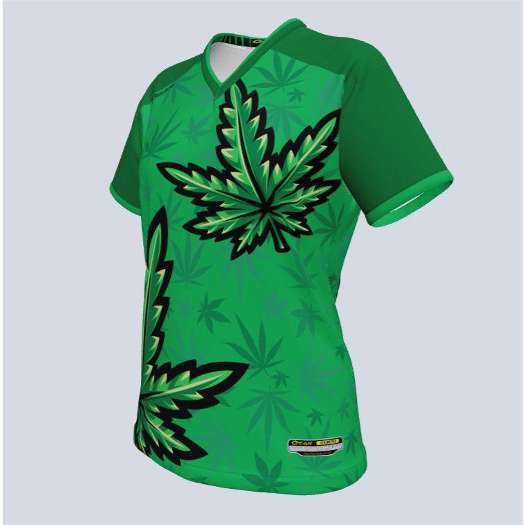 Load image into Gallery viewer, Ladies Legalize Weed Movement Custom Jersey
