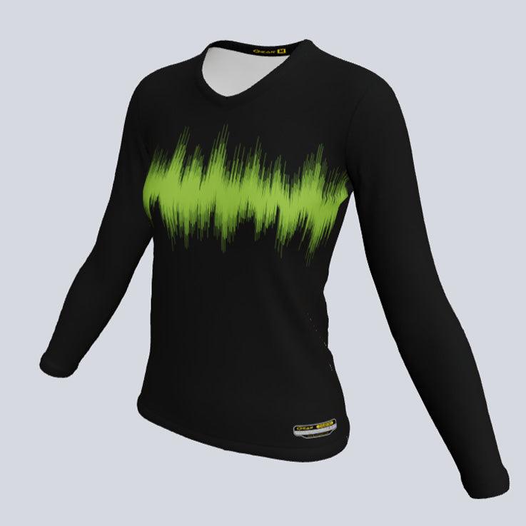 Load image into Gallery viewer, Ziggy-ladies-longsleeve-qtr
