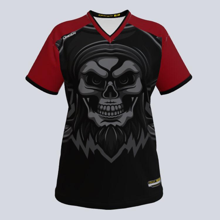 Load image into Gallery viewer, Pirate Skull--ladies-mascot--front
