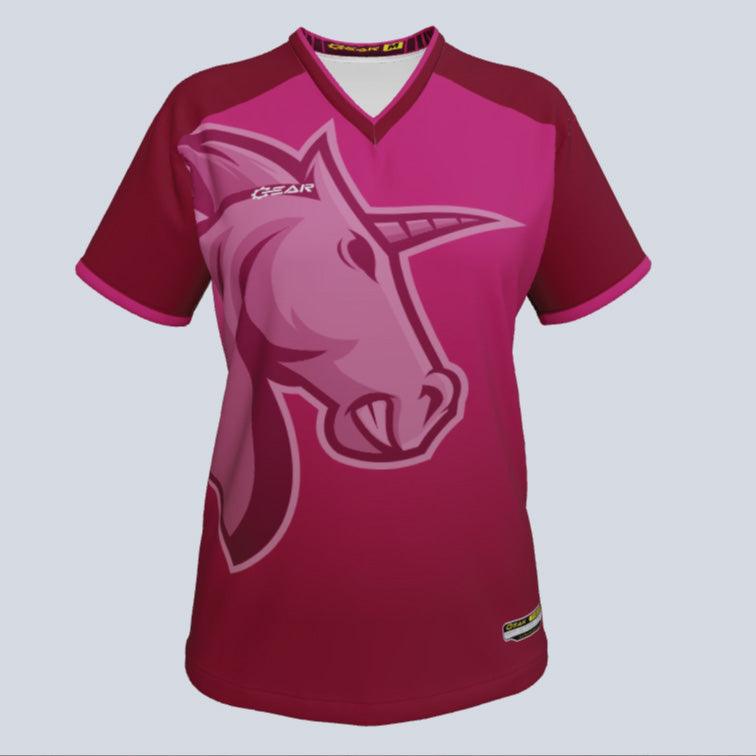 Load image into Gallery viewer, Unicorn-ladies-mascot-jersey-Front
