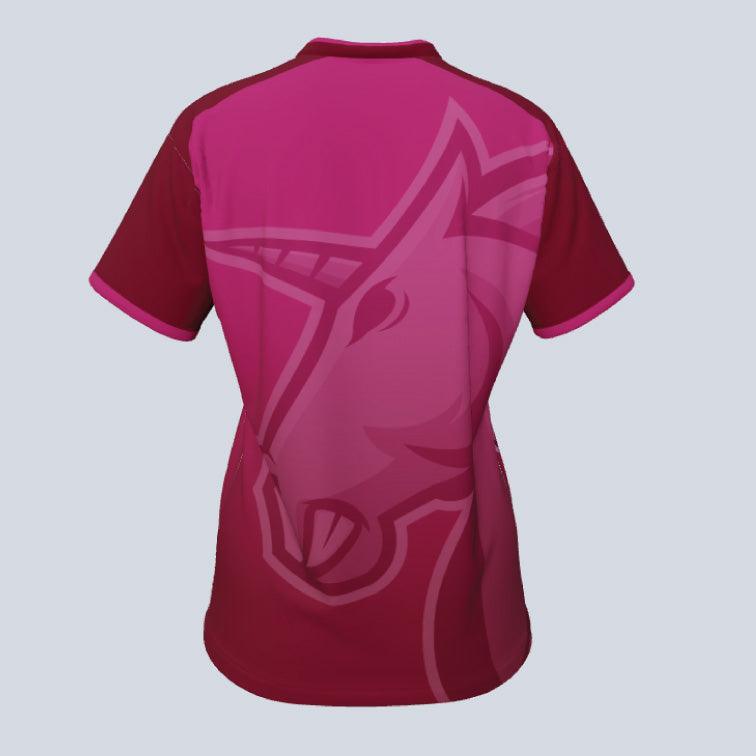 Load image into Gallery viewer, Unicorn-ladies-mascot-jersey-Back
