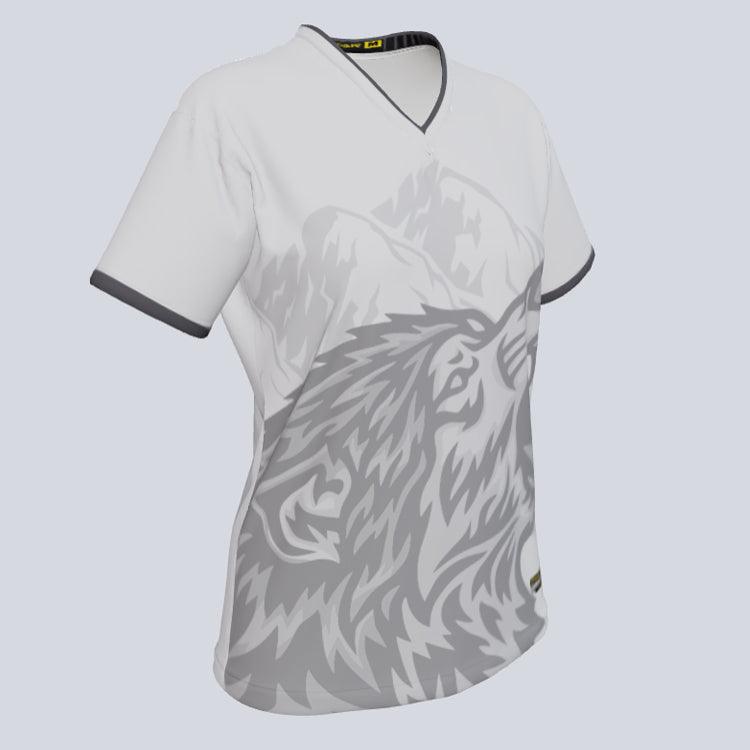Load image into Gallery viewer, Wolf Howl--ladies-mascot--qtr
