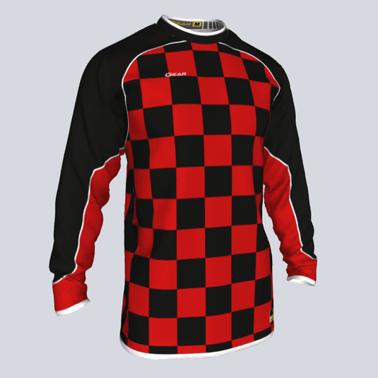 Long Sleeve Splash Pattern Cool Design Soccer Jersey Goalkeeper