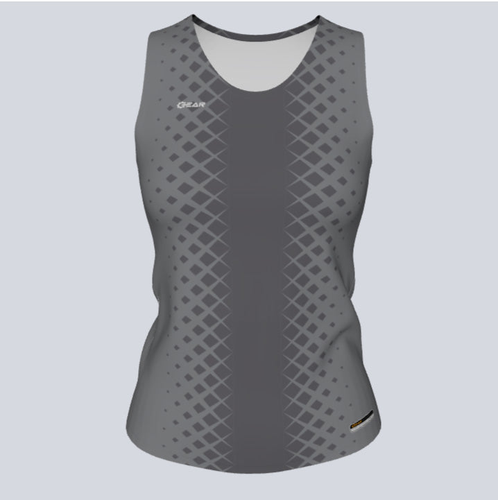 Load image into Gallery viewer, Ladies Custom Fitted Track Singlet Mamba Jersey
