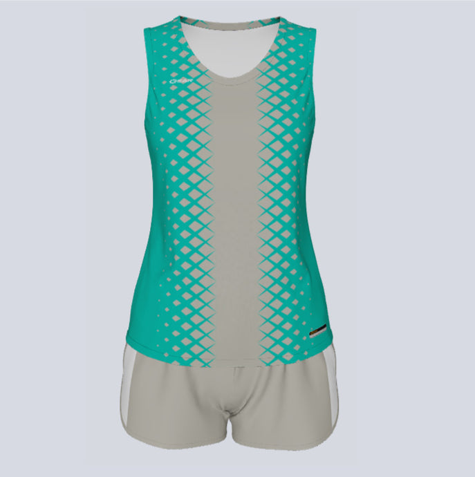 Ladies Custom Track Singlet Mamba Set