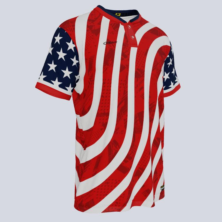Load image into Gallery viewer, merica-2-button-jersey-qtr
