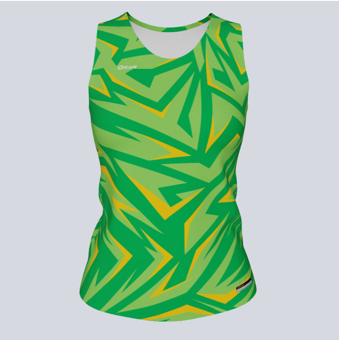 Ladies Custom Fitted Track Singlet Notorious Jersey