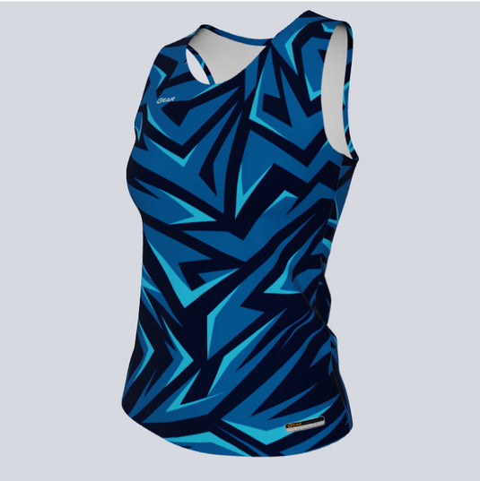 Ladies Custom Fitted Track Singlet Notorious Jersey