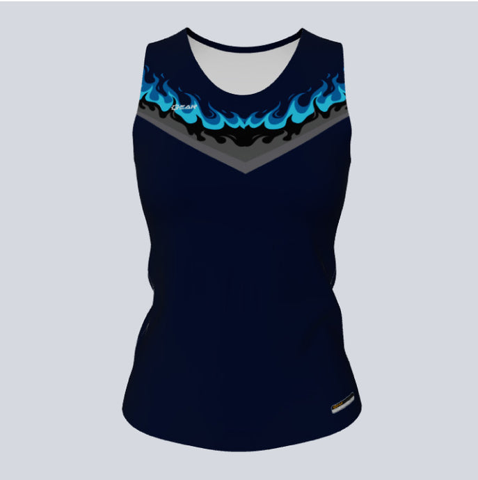 Ladies Custom Fitted Track Singlet Phoenix Jersey