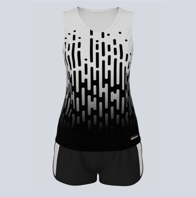 Ladies Custom Track Singlet Rage Set