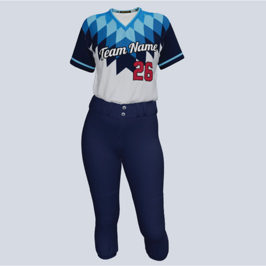 Custom Ladies America Softball Team Kit