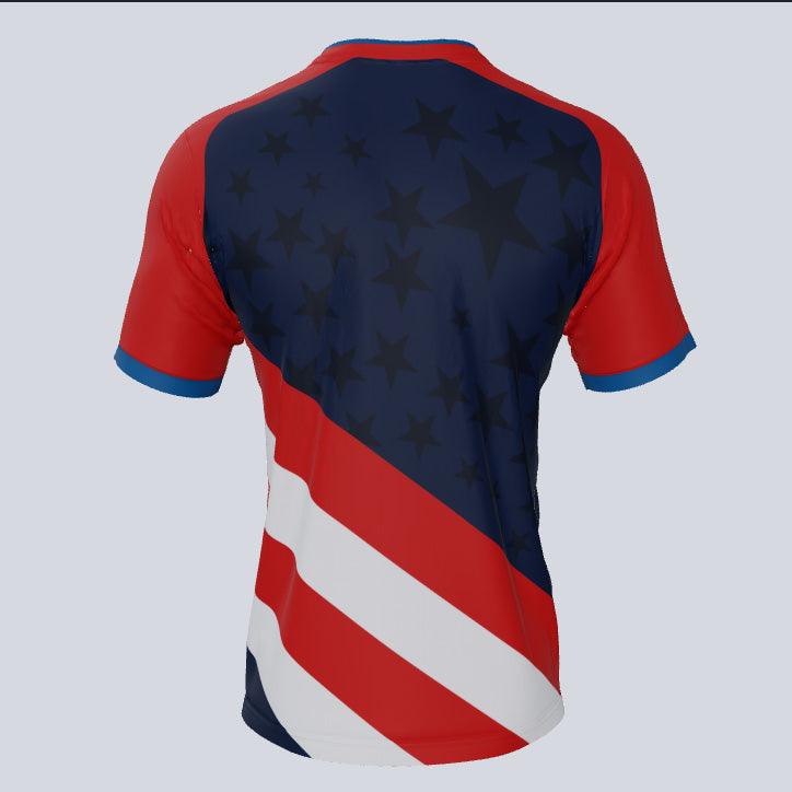 Load image into Gallery viewer, StarsStripes--jersey-back
