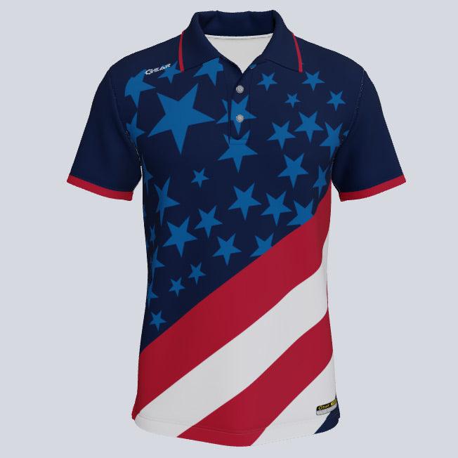 Load image into Gallery viewer, StarsStripes-custom-jersey-front
