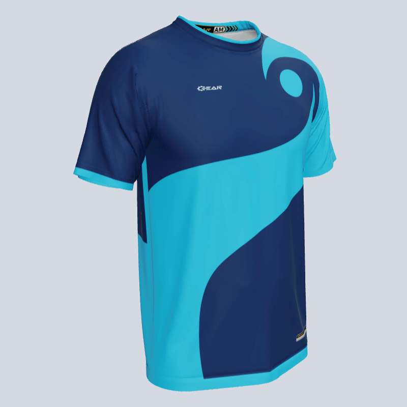 Load image into Gallery viewer, Sublimated design on custom Swirl Jersey
