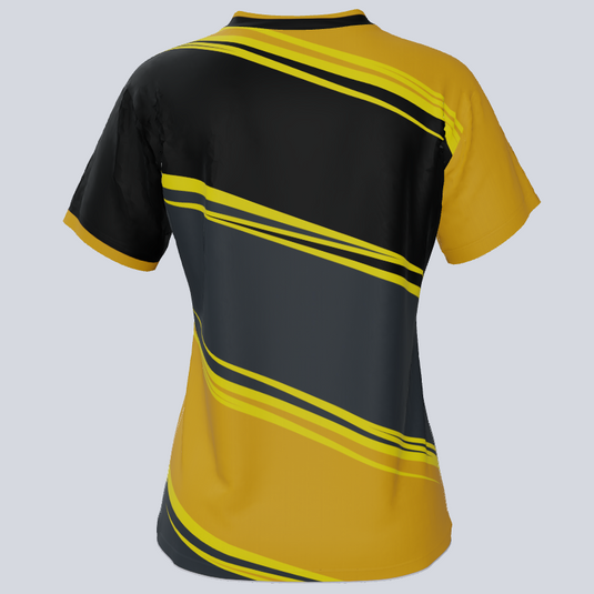 Team soccer jersey for women back design