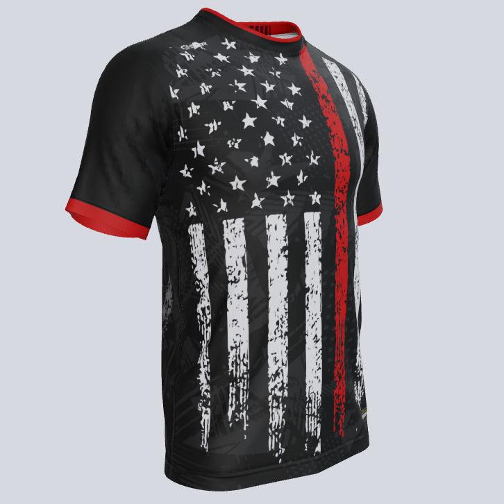 Load image into Gallery viewer, thinline-custom-us-jersey-qtr
