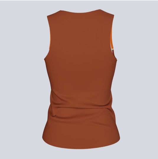 Ladies Custom Fitted Track Singlet V-Cut Jersey