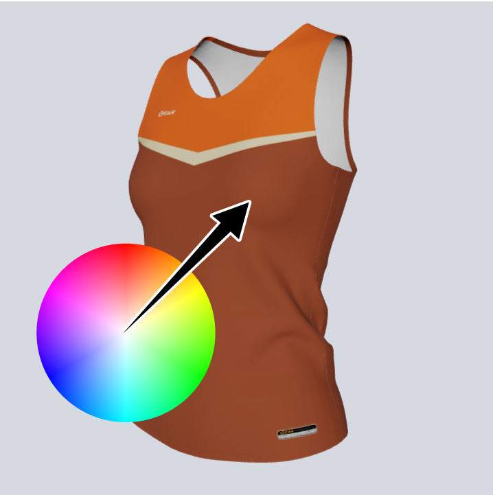 Load image into Gallery viewer, Ladies Custom Fitted Track Singlet V-Cut Jersey
