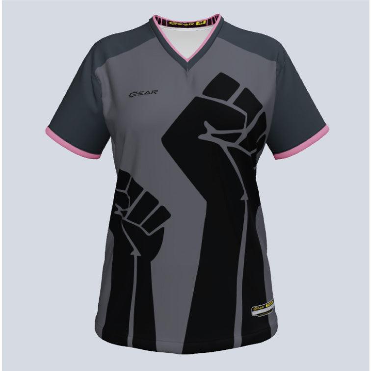 Load image into Gallery viewer, BLM II Movement Ladies Custom Jersey - GearTeamApparel
