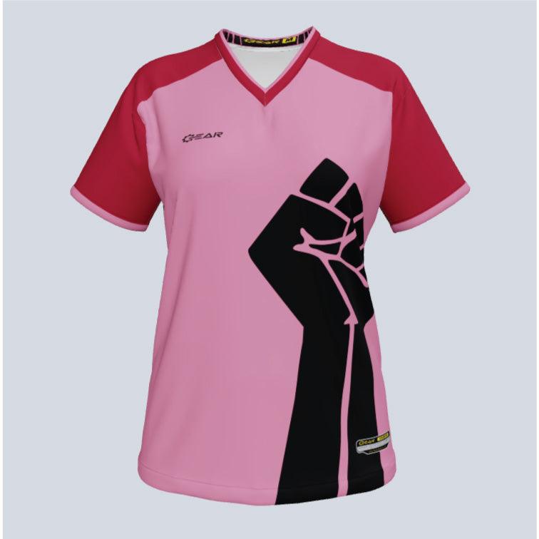 Load image into Gallery viewer, BLM Movement Ladies Custom Jersey - GearTeamApparel
