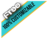 Free, 100% customizable
